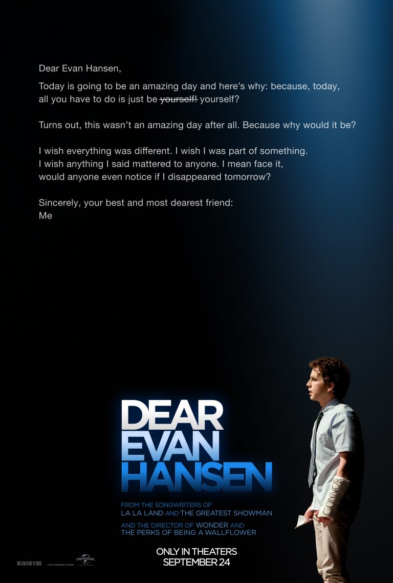 Dear Evan Hansen : You Will Be Found Featurette / A Hopeful Anthem of This Lonely World