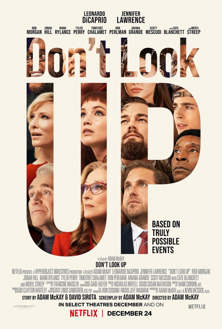 Film Review – ‘Don’t Look Up’ Casts a Wide Net in Its Skewering of Societal Stupidity