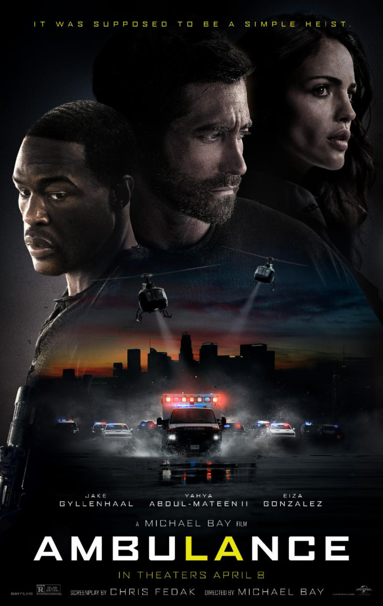 Michael Bay’s Film, “Ambulance” – Official Trailer : Starring Jake Gyllenhaal, Yahya Abdul-Mateen II, Eiza González