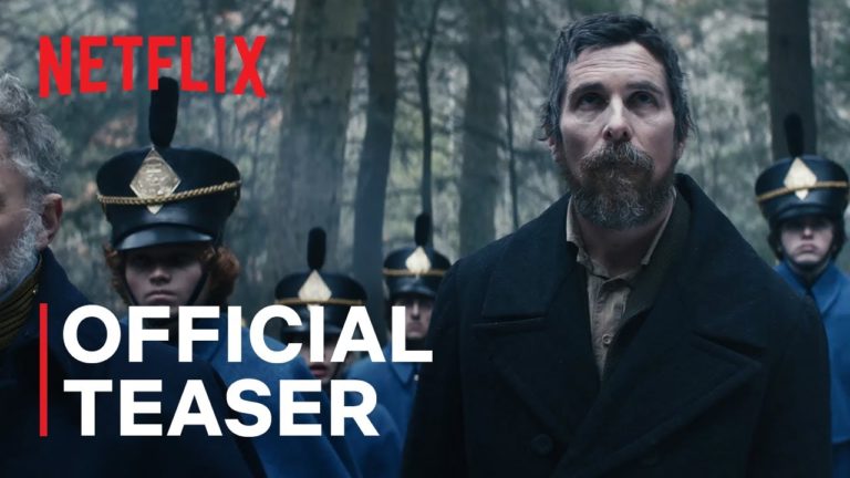 The Pale Blue Eye | Official Teaser | Netflix : Starring Christian Bale, Gillian Anderson, Harry Melling