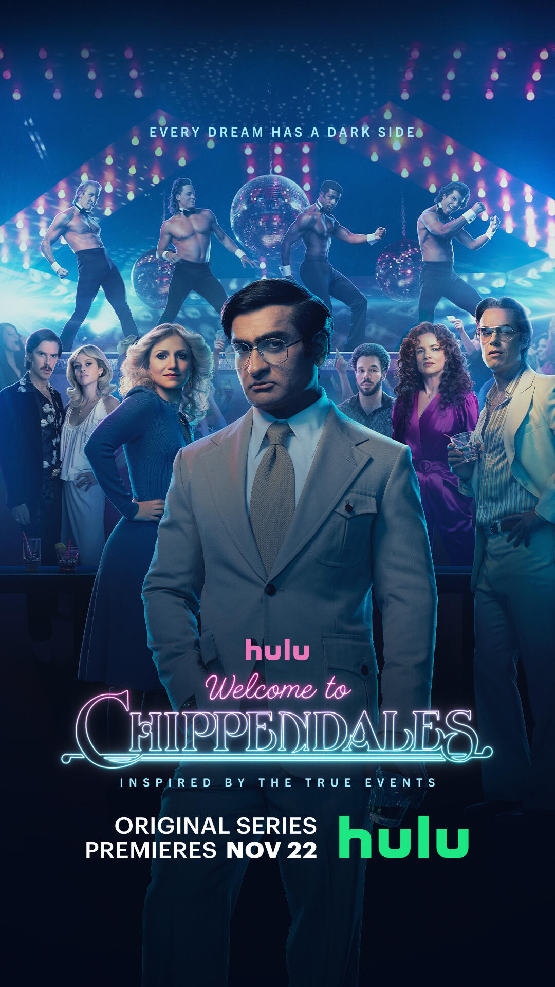 to Chippendales Official Trailer Hulu Starring Kumail