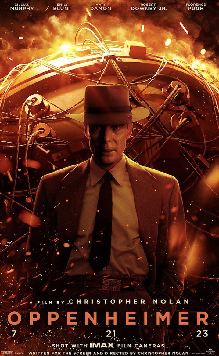 Christopher Nolan’s “Oppenheimer” Revealed an Explosive New Poster