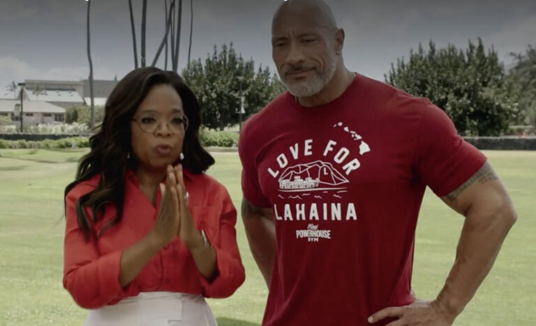 Oprah Winfrey and Dwayne Johnson Launch $10 Million Relief Fund For Displaced Maui Residents