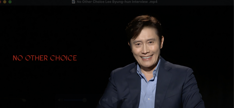 “No Other Choice” : Exclusive Video Interview With Star Lee Byung-hun